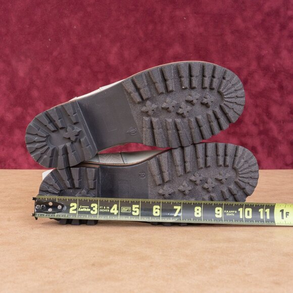 Journee Collection Women Vegan Offwhite Leather Chelsea Ankle Fashion Boots sz 9 - Picture 5 of 8